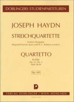 String quartet E flat major Hob. III:38 op. 33/2 