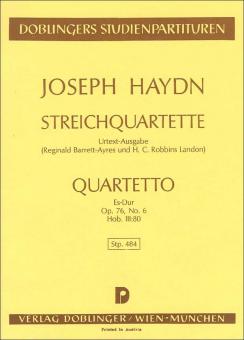 String quartet E flat major Hob. III:80 op. 76/6 