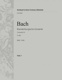 Brandenburgisches Konzert Nr. 4 in G-Dur BWV 1049 