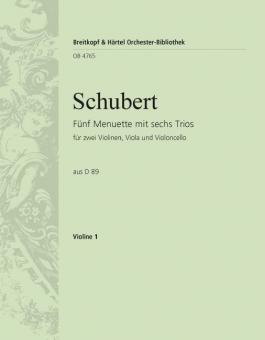 5 Menuette mit 6 Trios 