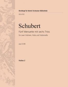 5 Menuette mit 6 Trios 