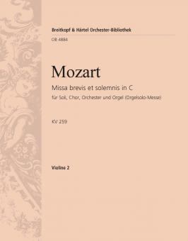 Missa brevis in C-Dur KV 259 