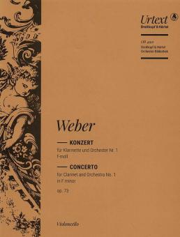 Konzert für Klarinette und Orchester Nr. 1 f-moll op. 73 