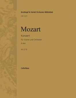 Konzert für Violine und Orchester A-Dur KV 219 