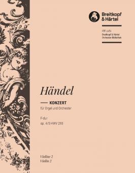 Orgelkonzert Nr. 5 F-Dur op. 4/5 HWV 293 