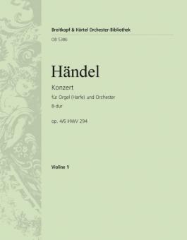 Orgelkonzert Nr. 6 B-Dur op. 4/6 HWV 294 