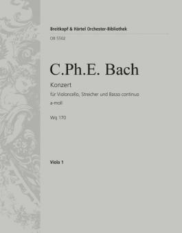 Violoncellokonzert a-moll Wq 170 