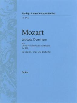 Laudate Dominum aus Vesperae solennes de Confessore KV 339 