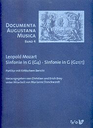 Sinfonie in G (G4) und Sinfonie in G (G21[?]) 