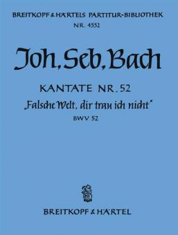 Falsche Welt, dir trau ich nicht 