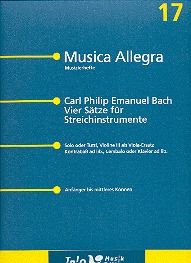 Vier Sätze für Streichinstrumente 