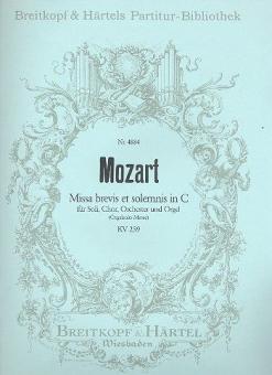 Missa brevis et solemnis in C KV 259 