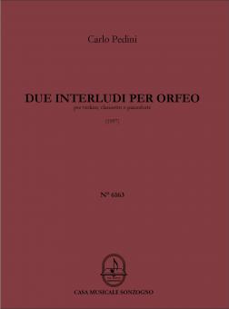 Due interludi per Orfeo 