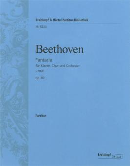 Fantasia in C minor op. 80 for piano, choir and orchestra 