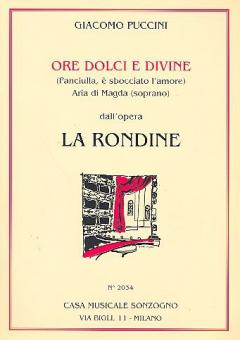 Ore dolci e divine... Fanciulla, sbocciato è l'amore 