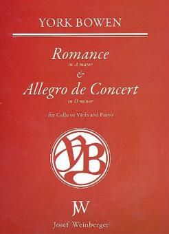 Romance in A-Dur & Allegro in Concert d-moll op. 21 Nr. 1 & 2 