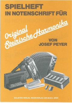 Spielheft in Notenschrift 