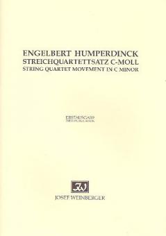 Streichquartettsatz c-Moll (1876) 