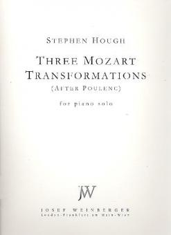 Three Mozart Transformations (after Poulenc) 