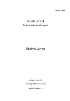 Go, Said The Bird Op.105 