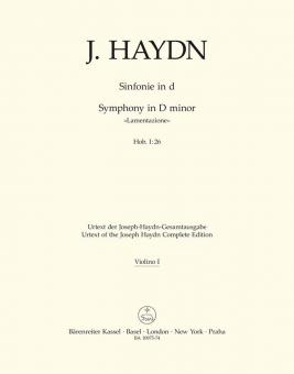 Symphony D minor Hob. I:26 