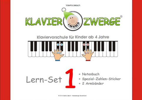 Klavierzwerge Lern-Set 1 - Singen, Spielen, Malen ... 