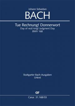 Day of reck'ning! Judgment Day BWV 168 Standard