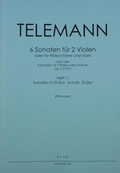 6 Sonaten op. 2 Band 1 