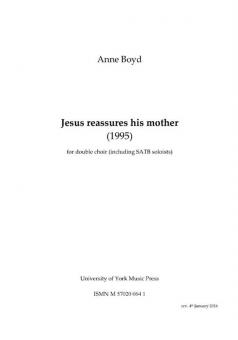 Jesus Reassures His Mother 