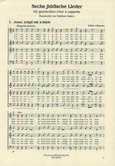 6 jiddische Lieder (1943) 