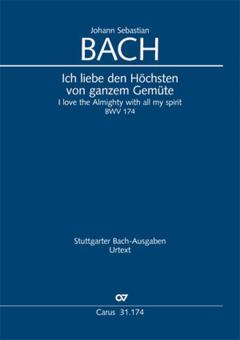 I love the almighty with all of my spirit BWV 174 Standard