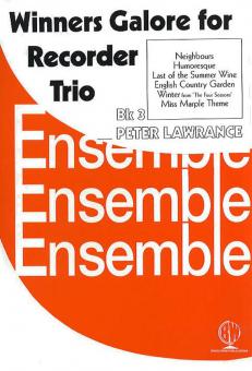 Winners Galore Recorder Trios Book 3 
