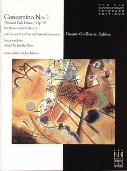 Concertino No. 1 "Peasant Folk Dance," Op. 82 for Piano and Orchestra 