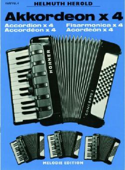Akkordeon x 4 Heft 4 