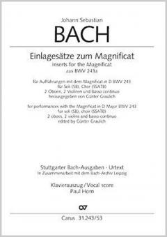 Insertar movimientos para el Magnificat de BWV 243a Download