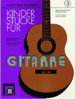 Kinderstücke für Gitarre 3 