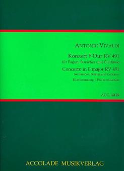 Konzert F-Dur RV491 für Fagott, Streicher - und Bc 