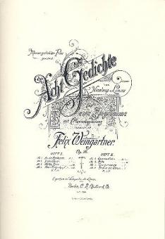 8 Gedichte op. 16 
