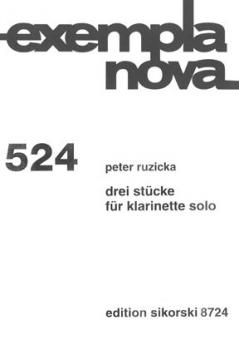 3 Stücke für Klarinette solo 