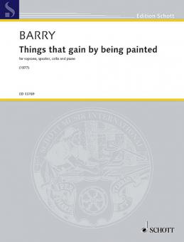Things that gain by being painted Standard