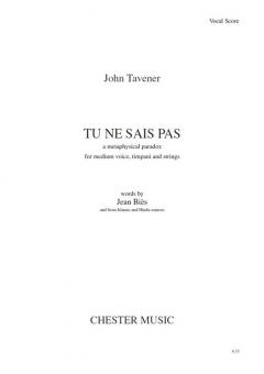 Tu Ne Sais Pas (a metaphysical paradox) 