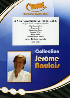 4 Alto Saxophones & Piano Vol. 6 Standard