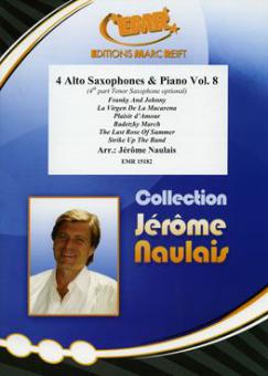 4 Alto Saxophones & Piano Vol. 8 Standard