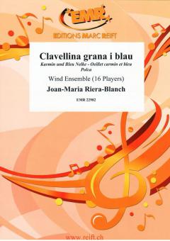 Clavellina grana i blau (Karmin und Bleu Nelke / Oeillet carmin et bleu) Standard