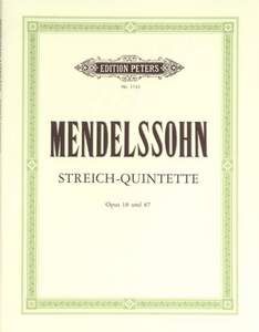 String Quintets in a Op. 18; B flat Op. 87 