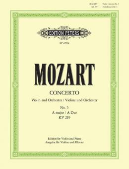 Concerto No. 5 in A K219 