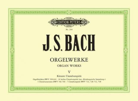 Complete Organ Works in 9 Volumes Vol. 5 