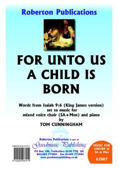 For Unto Us A Child Is Born 