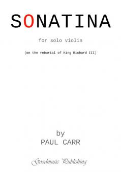 Sonatina For Solo Violin 