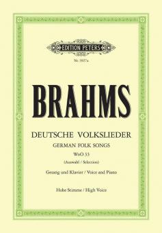 Selection of 20 German Folk Songs for High Voice 